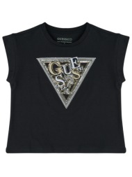 t-shirt με κοντά μανίκια guess organic cotton stretch