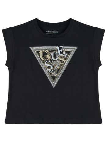 t-shirt με κοντά μανίκια guess organic cotton stretch