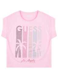 t-shirt με κοντά μανίκια guess midi boxy ss t-shirt