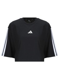 t-shirt με κοντά μανίκια adidas essentials 3-stripes cotton loose t-shirt