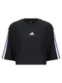 t-shirt με κοντά μανίκια adidas essentials 3-stripes cotton loose t-shirt