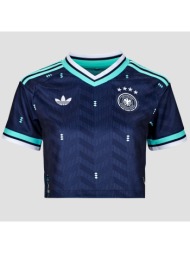 t-shirt με κοντά μανίκια adidas away crop germany football jersey