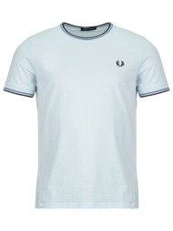 t-shirt με κοντά μανίκια fred perry twin tipped t-shirt