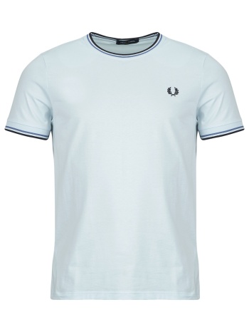 t-shirt με κοντά μανίκια fred perry twin tipped t-shirt