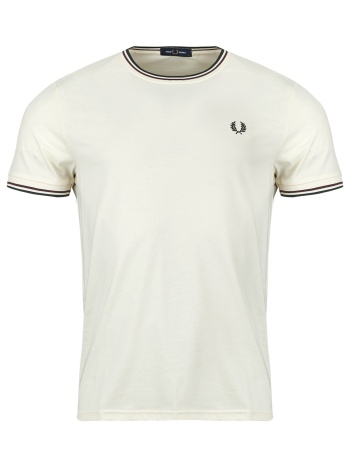 t-shirt με κοντά μανίκια fred perry twin tipped t-shirt
