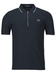 πόλο με κοντά μανίκια fred perry crepe pique polo shirt