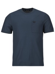 t-shirt με κοντά μανίκια fred perry pocket detail pique t-shirt