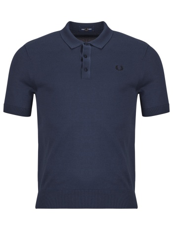 πόλο με κοντά μανίκια fred perry supima cotton knitted shirt