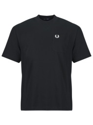 t-shirt με κοντά μανίκια fred perry pocket detail t-shirt
