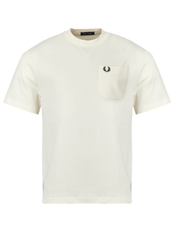 t-shirt με κοντά μανίκια fred perry pocket detail t-shirt