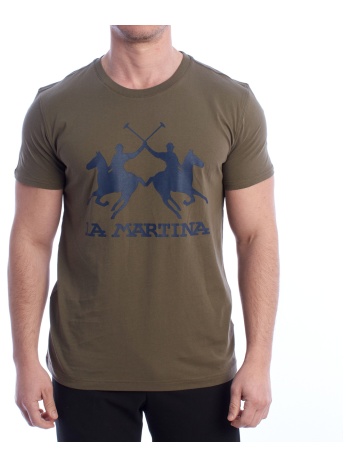 t-shirt με κοντά μανίκια la martina ymr001-js206-03197 |