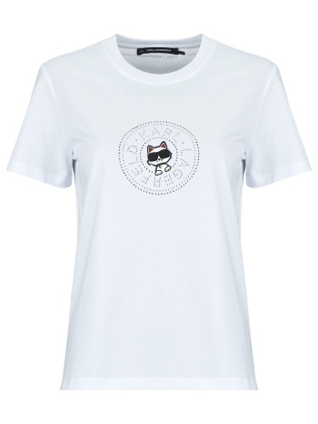 t-shirt με κοντά μανίκια karl lagerfeld ikon rs circle