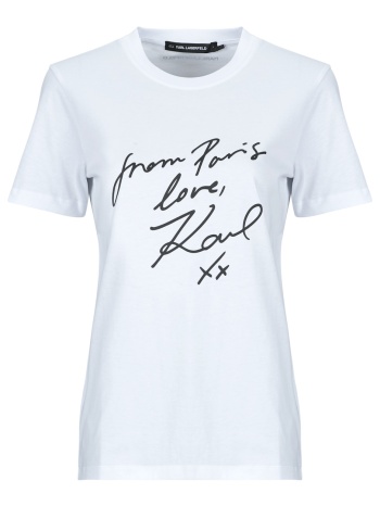 t-shirt με κοντά μανίκια karl lagerfeld with love t-shirt