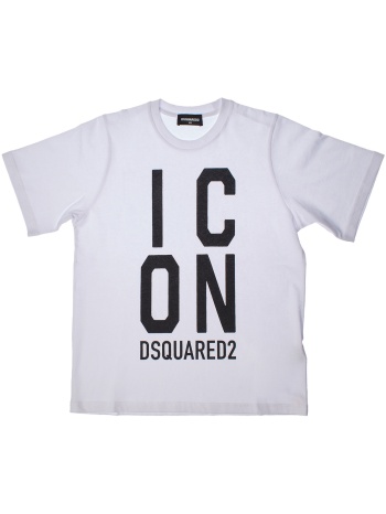 t-shirt με κοντά μανίκια dsquared dq2036d0-0mvdq-100 |