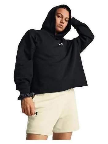 t-shirt με κουκούλα under armour sweat-shirt oversize ua