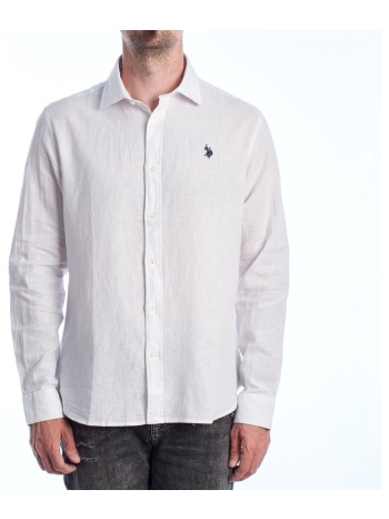 πουκάμισο με μακριά μανίκια u.s polo assn. us41104030-100 |