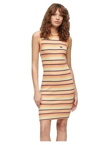 φορέματα superdry courte rib bodycon |
