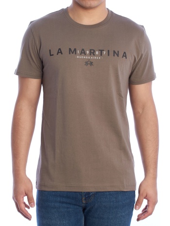 t-shirt με κοντά μανίκια la martina ymr005-js206-04193 |