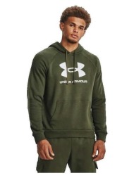t-shirt με κουκούλα under armour sweat-shirt ua rival en polaire avec logo |