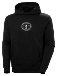 t-shirt με κουκούλα helly hansen core graphic |
