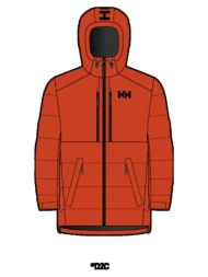 παρκά helly hansen park puffy extérieur tech patrol orange 300 |