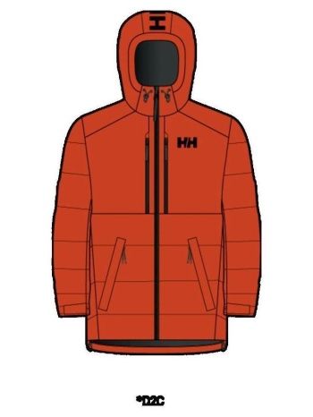 παρκά helly hansen park puffy extérieur tech patrol orange