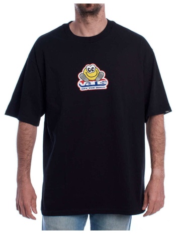 t-shirt με κοντά μανίκια vans vn000ku1blk1-black |