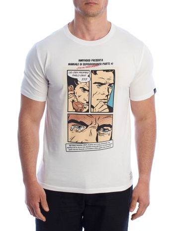 t-shirt με κοντά μανίκια inmyhood hs24mts21-a-white |