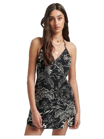 φορέματα superdry vintage mini slip halter |