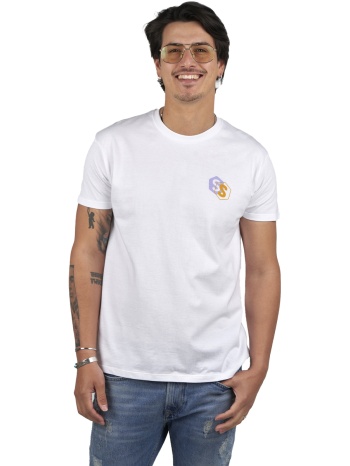 t-shirt με κοντά μανίκια superb 1982 sprbca-2202-white |