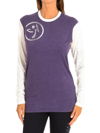 αθλητικό t-shirt zumba z2t00136-azul |