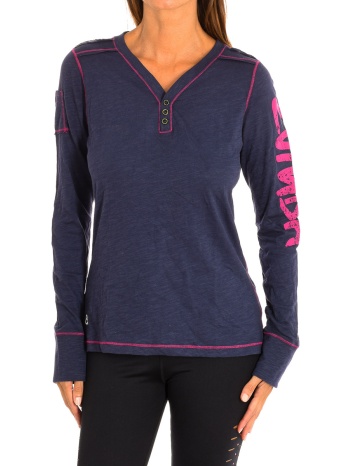 αθλητικό t-shirt zumba z1t00324-indigo |