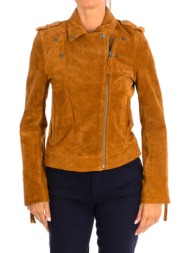 δερμάτινο μπουφάν karl marc john 9066-camel |