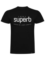 t-shirt με κοντά μανίκια superb 1982 3000-black |