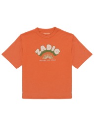 t-shirt με κοντά μανίκια zadig & voltaire x60539