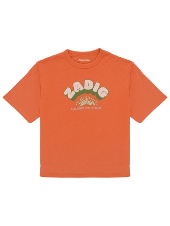 t-shirt με κοντά μανίκια zadig & voltaire x60539