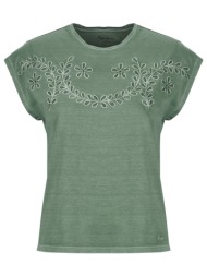 t-shirt με κοντά μανίκια pepe jeans mina
