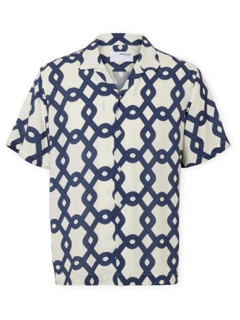 πουκάμισο με κοντά μανίκια selected relax-vero shirt 