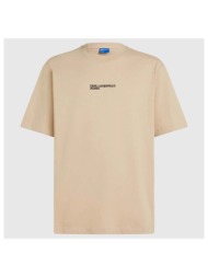 t-shirt με κοντά μανίκια karl lagerfeld camisetas hombre modèle reg back frame tee |