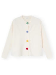 παλτό compania fantastica compañia fantástica cardigan 10236 - ecru |