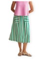 μίντι φούστες compania fantastica compañia fantástica skirt 41002 - stripes 10 |