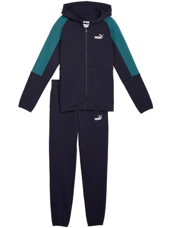 σετ από φόρμες puma ess block hooded full-zip sweat suit tr