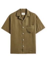 πουκάμισο με κοντά μανίκια portuguese flannel dogtown shirt - olive |