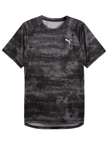 t-shirt με κοντά μανίκια puma m run velocity aop tee |