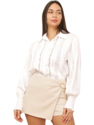 πουκάμισο με μακριά μανίκια la modeuse 77509_p183761 |