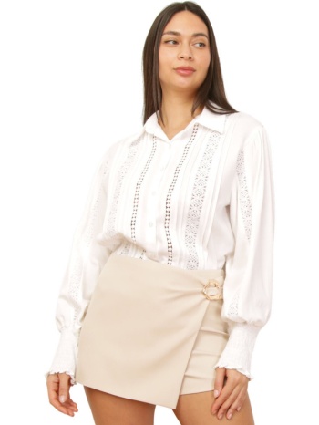 πουκάμισο με μακριά μανίκια la modeuse 77509_p183761 |