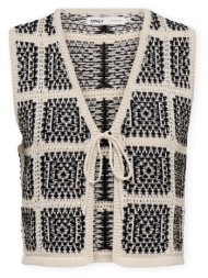 μπλούζα only loa vest - birch/black |