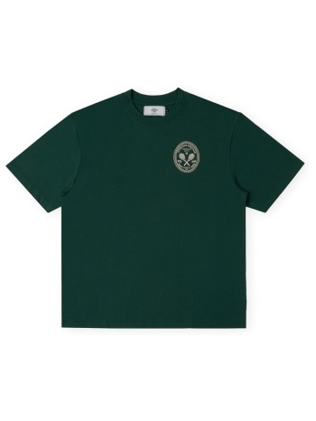 t-shirt με κοντά μανίκια sanjo courtside t-shirt - green |