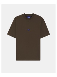 t-shirt με κοντά μανίκια hugo 50509991 nieros |