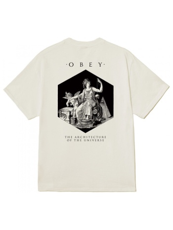 t-shirt με κοντά μανίκια obey architecture of the uni |